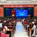 Toàn cảnh hội nghị tập huấn nâng cao nhận thức về chuyển đổi số tại xã Quế Sơn ngày 13/10.